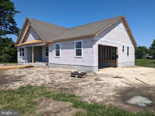 view of rear view of property