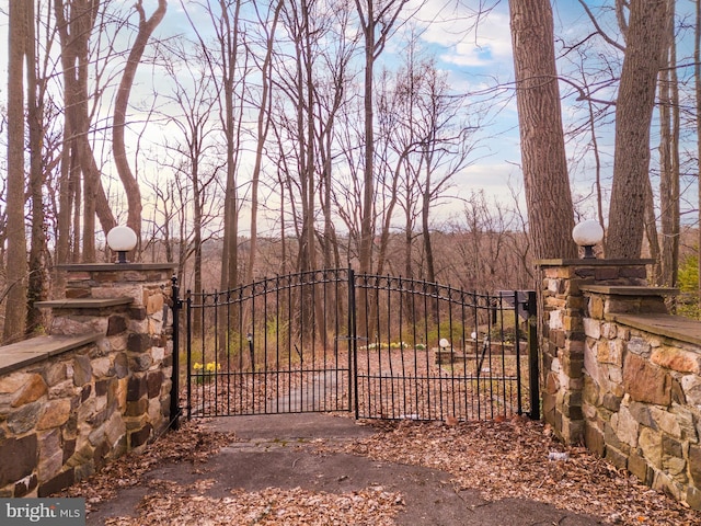 view of gate