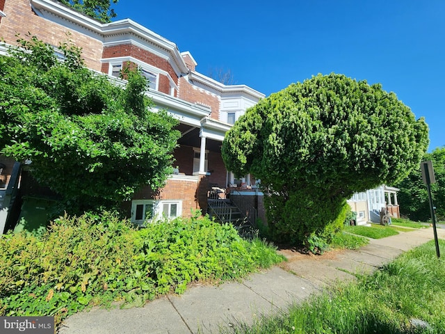 view of side of property