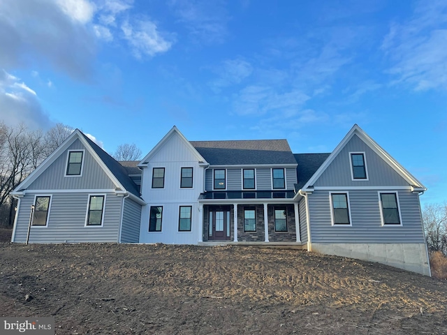 0 Krammes Rd, Quakertown, PA 18951 - view of front of property with board and batten siding and a porch