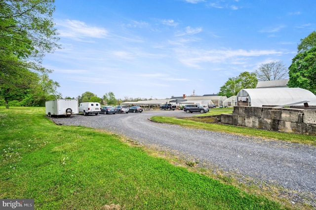 view of road