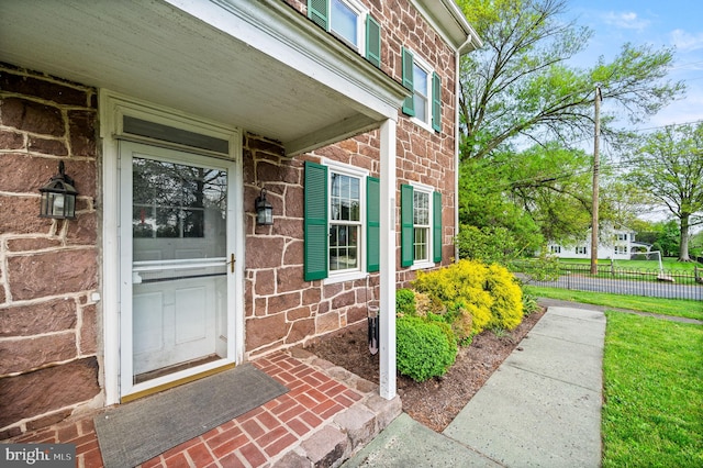 view of entrance to property