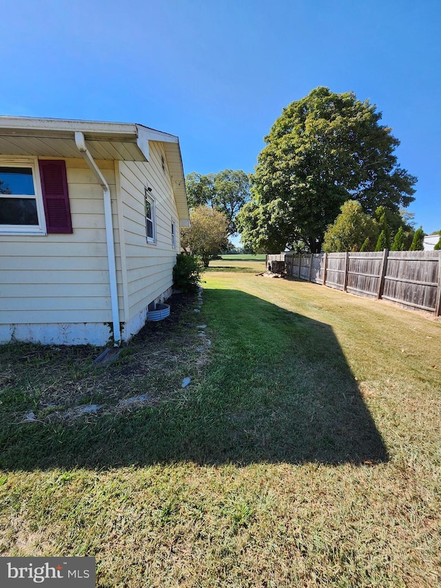 view of yard