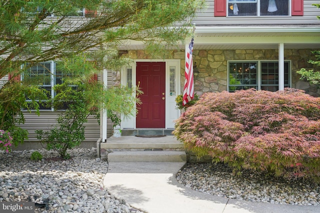 view of entrance to property