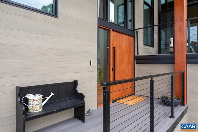 225 Cherry Ridge Ln, Lexington, VA 24450 - view of wooden deck