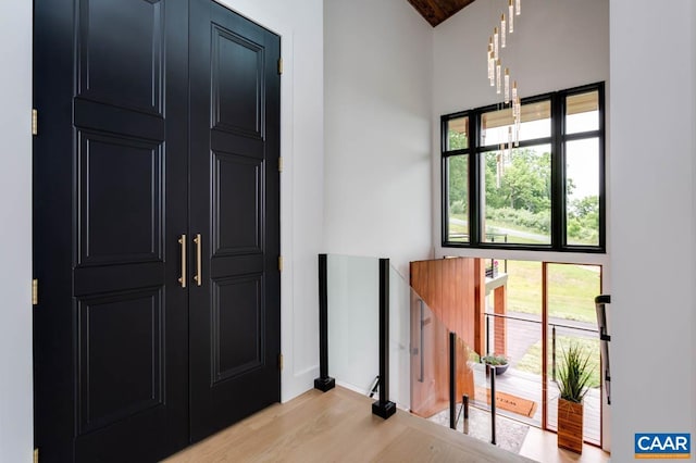 225 Cherry Ridge Ln, Lexington, VA 24450 - foyer entrance featuring light wood-type flooring