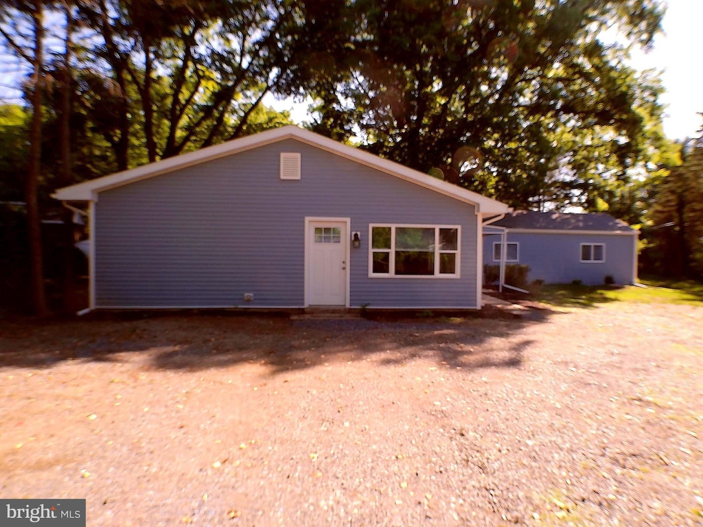 view of front of home