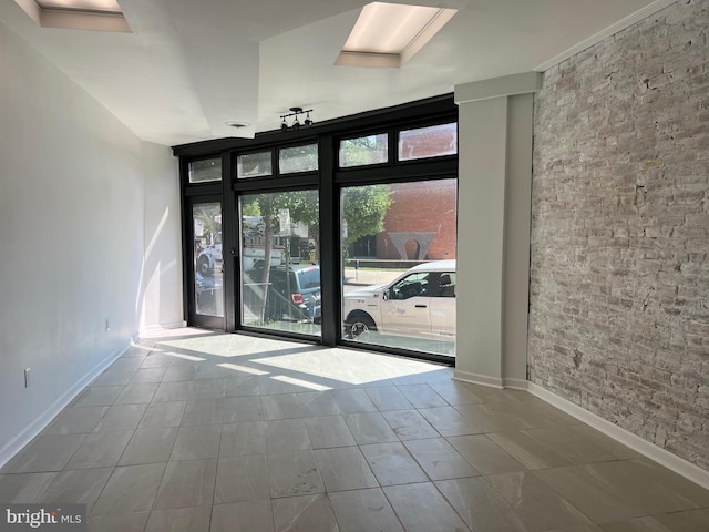 empty room featuring a wealth of natural light