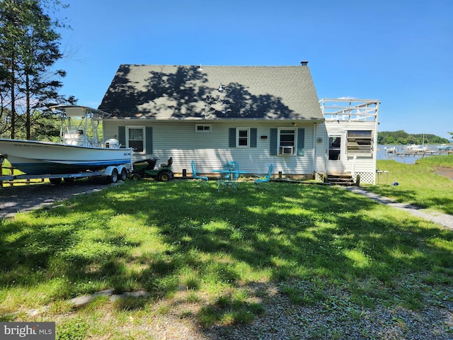 30087 Cross Woods Dr, Mechanicsville, MD 20659 - back of property featuring a yard and entry steps