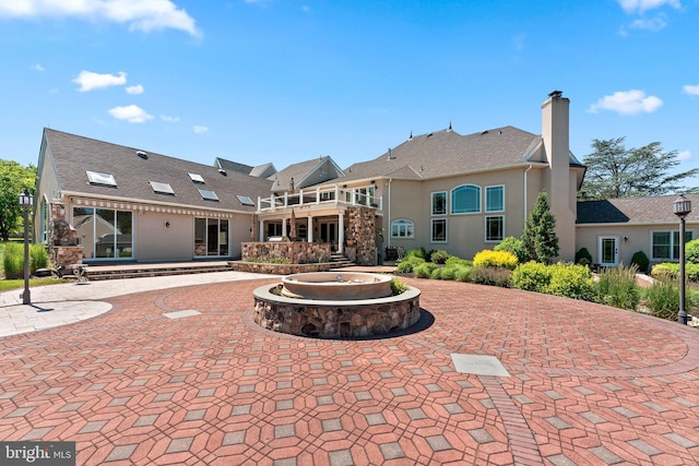 view of rear view of property