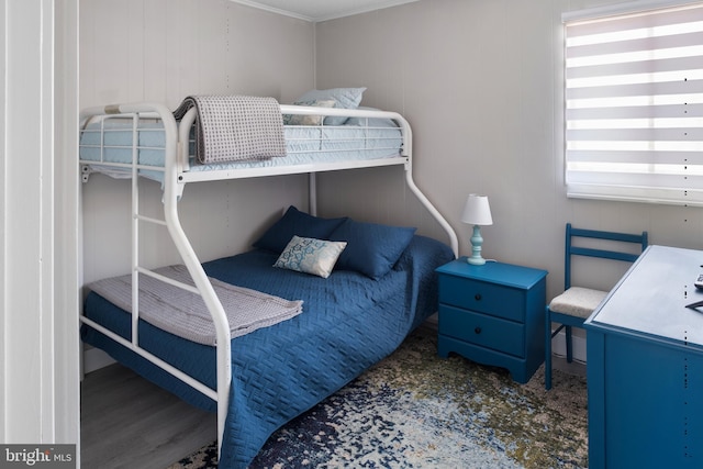 bedroom featuring hardwood / wood-style floors