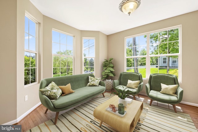 sunroom / solarium featuring plenty of natural light