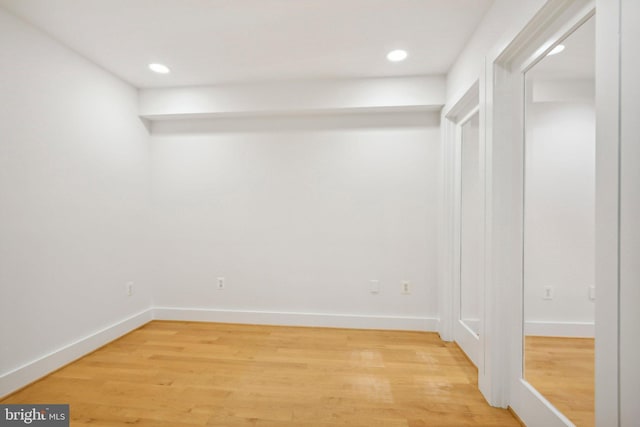 interior space with wood-type flooring