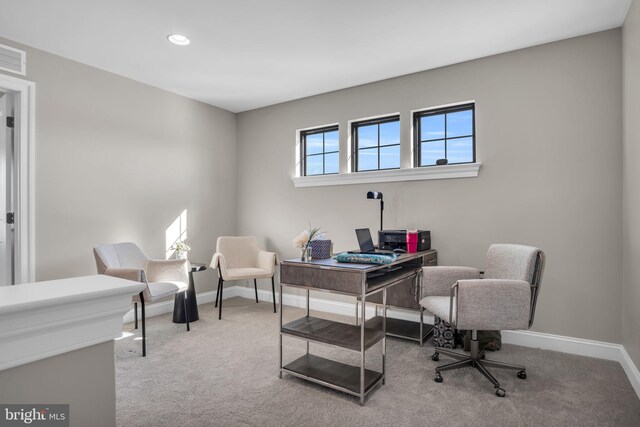 263 Breeches Run Unit 76, Boiling Springs, PA 17007 - carpeted office with baseboards and recessed lighting
