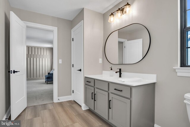 263 Breeches Run Unit 76, Boiling Springs, PA 17007 - bathroom with vanity, baseboards, and toilet