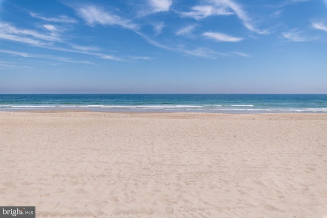 property view of water with a view of the beach