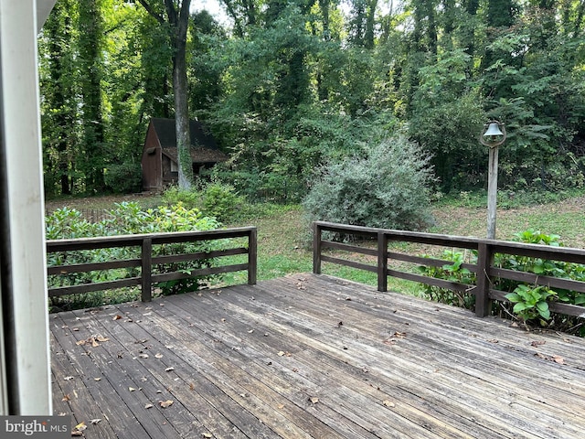 view of deck