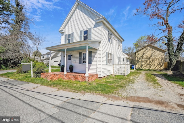 front of property with covered porch