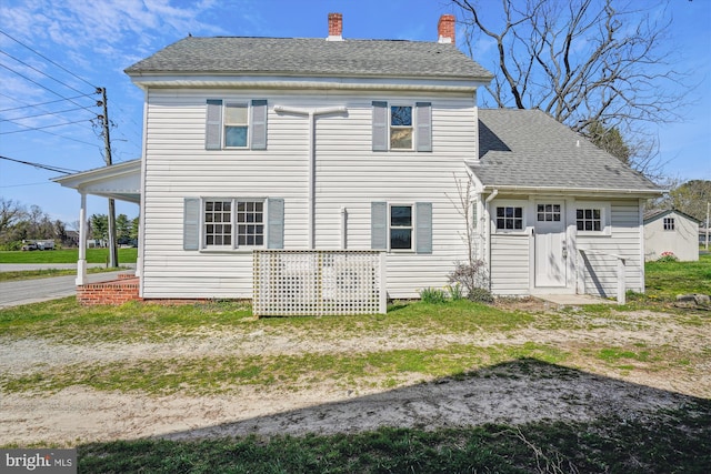 view of back of house