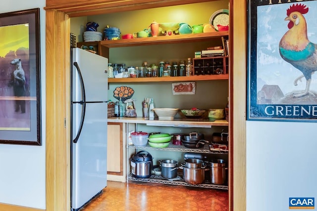 view of pantry