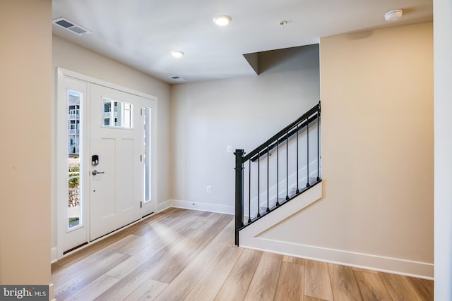 dining space featuring light hardwood / wood-style flooring