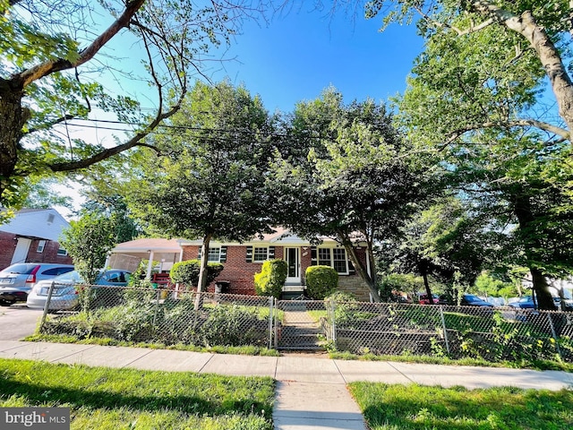 view of side of home featuring a yard