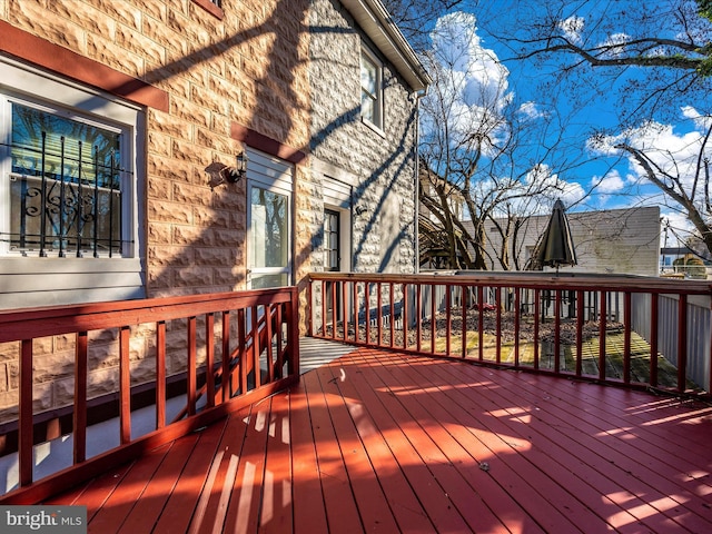 view of deck