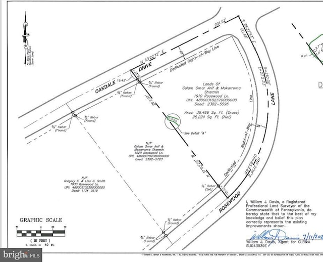 1920 Rosewood Ln, York PA, 17403 land for sale