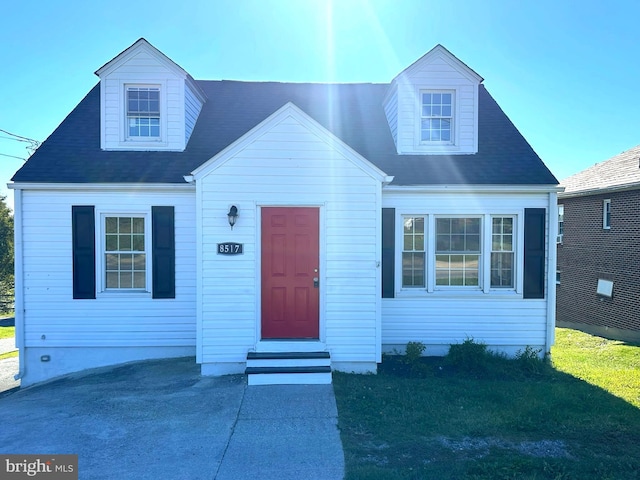 view of cape cod-style house