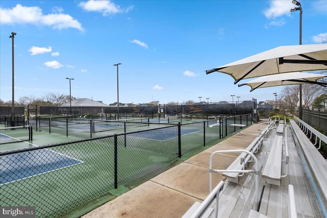 view of sport court