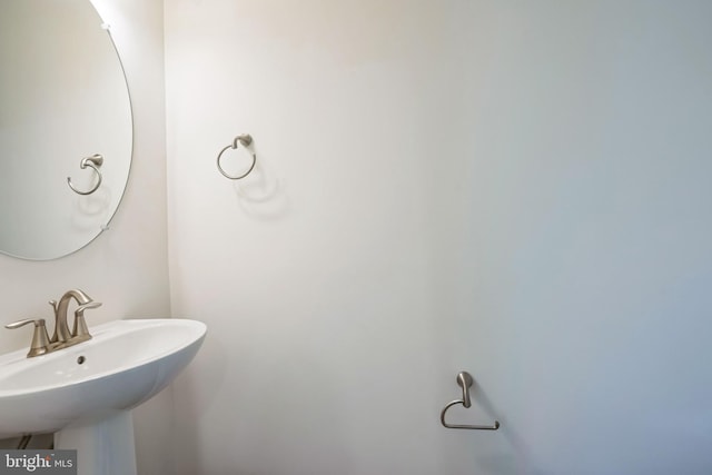 bathroom with a sink