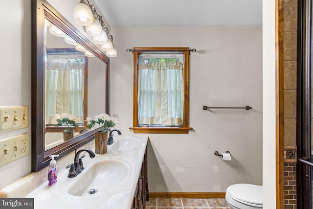 bathroom with plus walk in shower