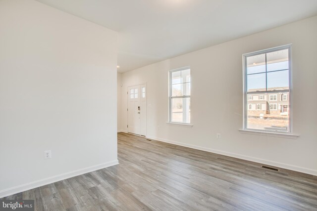 2107 Warrenton Rd, Fredericksburg, VA 22406 - empty room with wood finished floors and baseboards