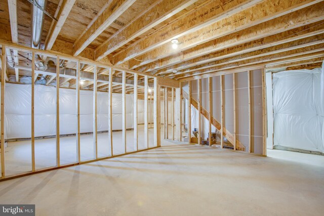 2107 Warrenton Rd, Fredericksburg, VA 22406 - view of unfinished basement