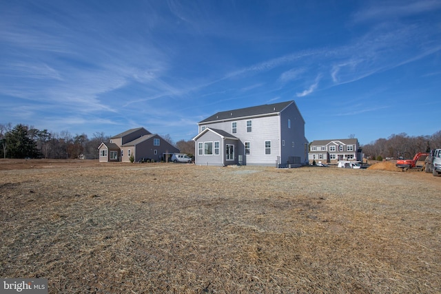 view of back of property