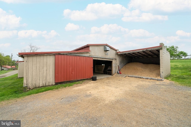 view of outbuilding