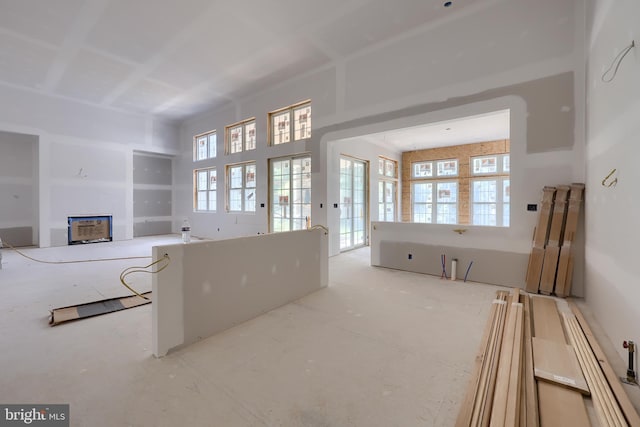 view of unfurnished living room