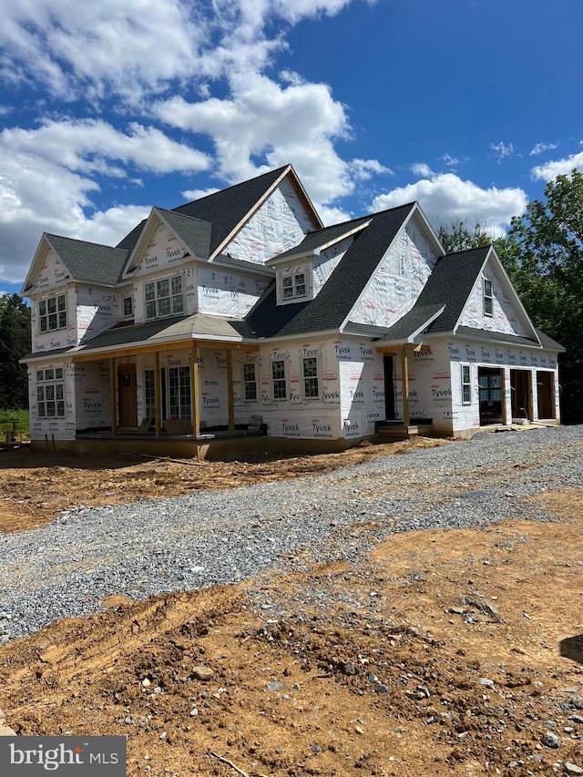 view of property in mid-construction