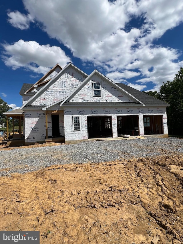 view of property under construction