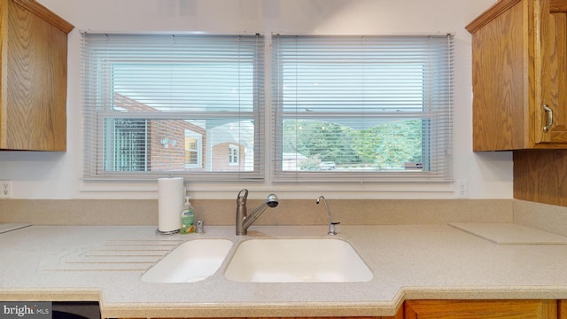 kitchen featuring sink