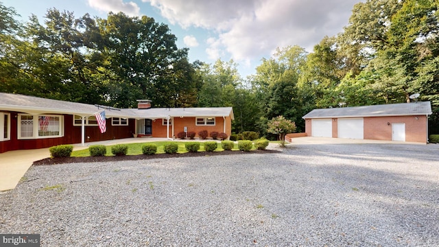 view of front of property