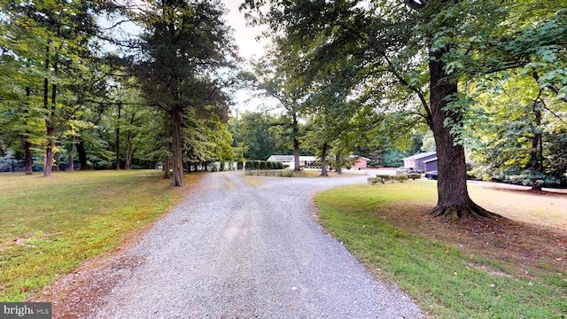 view of road