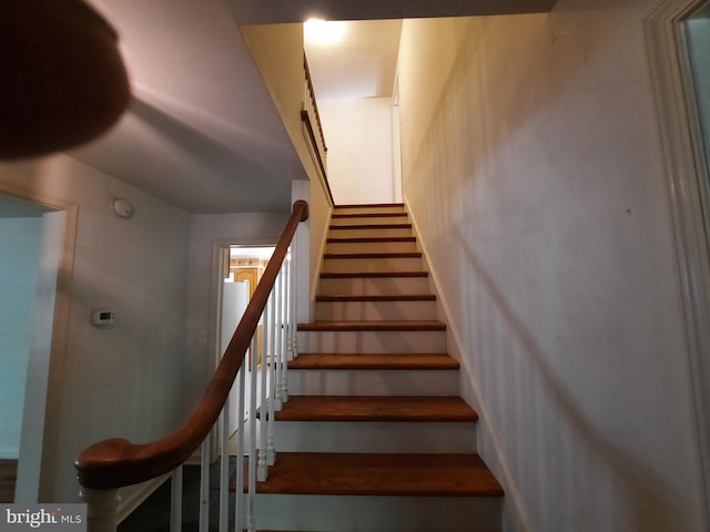 view of staircase