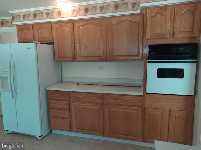 kitchen with white appliances