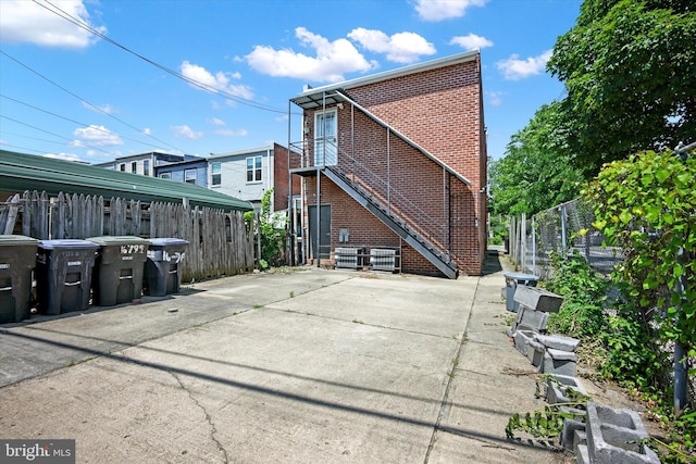 exterior space with a patio