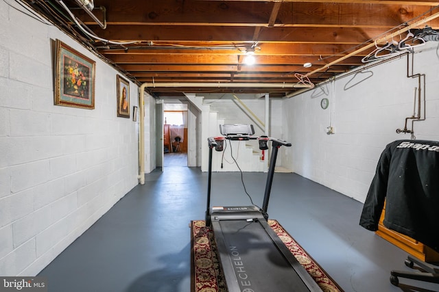 view of exercise room