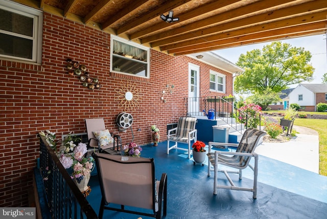 view of patio