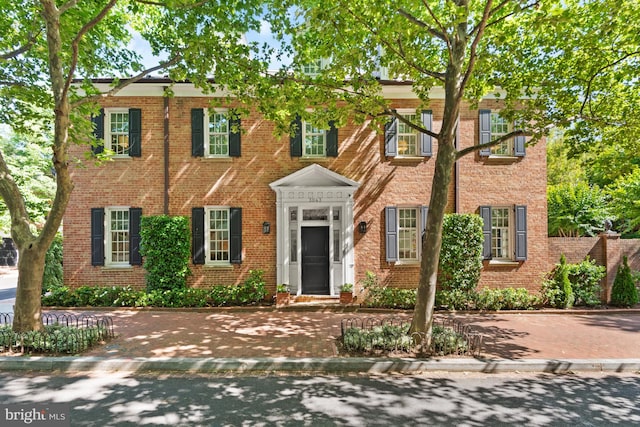 view of colonial home