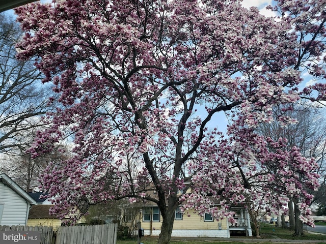 view of side of property