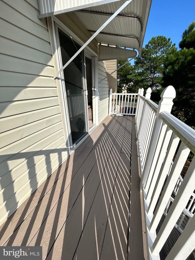 view of deck